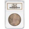 Image 1 : 1885 $1 Morgan Silver Dollar Coin NGC MS65