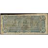 Image 2 : 1864 $50 Confederate States of America Note