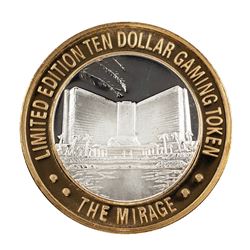 .999 Fine Silver Mirage Las Vegas, Nevada $10 Limited Edition Gaming Token