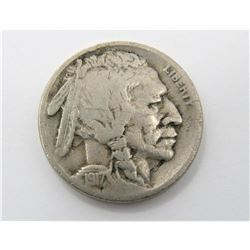 1917 S BUFFALO NICKEL VF+