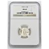 Image 1 : 1944 S MERCURY DIME NGC MS65