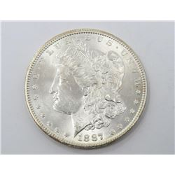 1887 P-Morgan Silver Dollar
