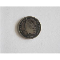 1830 BUST DIME