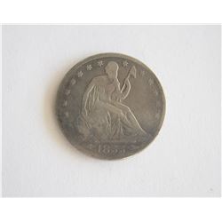 1855 LIBERTY SEATED HALF DOLLAR