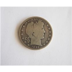 1896 BARBER HALF DOLLAR