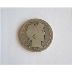 1896 S BARBER HALF DOLLAR