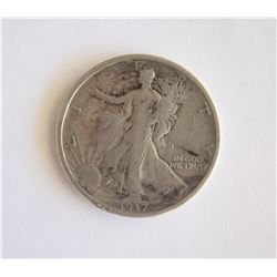 1917 S WALKING LIBERTY HALF DOLLAR