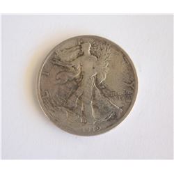 1919 D WALKING LIBERTY HALF DOLLAR