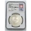 Image 1 : 2014 P Baseball HOF Silver Dollar NGC MS70
