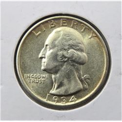 1934 WASHINGTON QUARTER