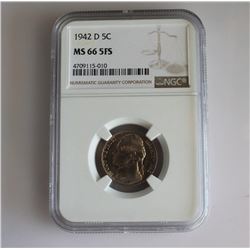 1942-D Type I NGC MS66 Full Steps