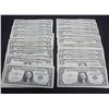 Image 1 : Fifty (50ct) Lot of Circulated Silver Certs