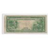 Image 2 : 1914 $5 Federal Reserve Note VG+