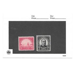 US SC#559 and SC#567 Flat Plate XF OGPH