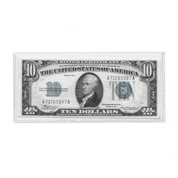 1934 $10 Silver Certificate Choice Uncirculated
