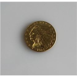 1915 $2.5 GOLD INDIAN