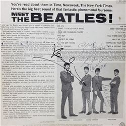 The Beatles Signed Meet The Beatles ! Album Cover