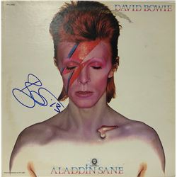 Signed David Bowie "Aladdin Sane" Album Cover