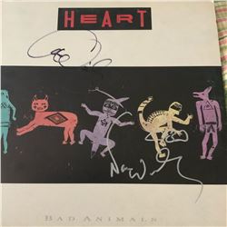Signed Heart Bad Animals Album Cover