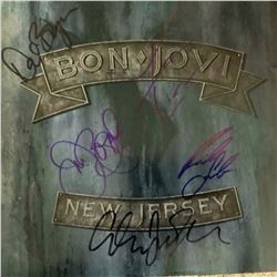 Signed Bon Jovi New Jersey Album Cover