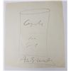 Image 1 : Signed Andy Warhol Campbell’s Pea Soup Sketch