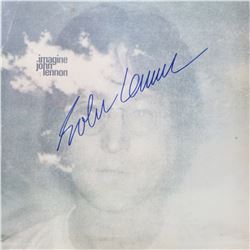 Signed John Lennon, Imagine Album Cover