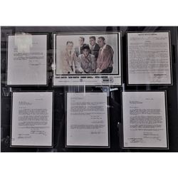 Hollywood Rat Packs Signed & Framed Contracts, Original Ocean's 11 Movie