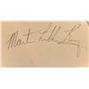 Image 2 : Signed & Framed Martin Luther King Signature Cut