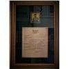 Image 1 : Signed & Framed Jim Thorpe Letter