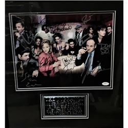 Cast Signed & Framed Sopranos Photograph
