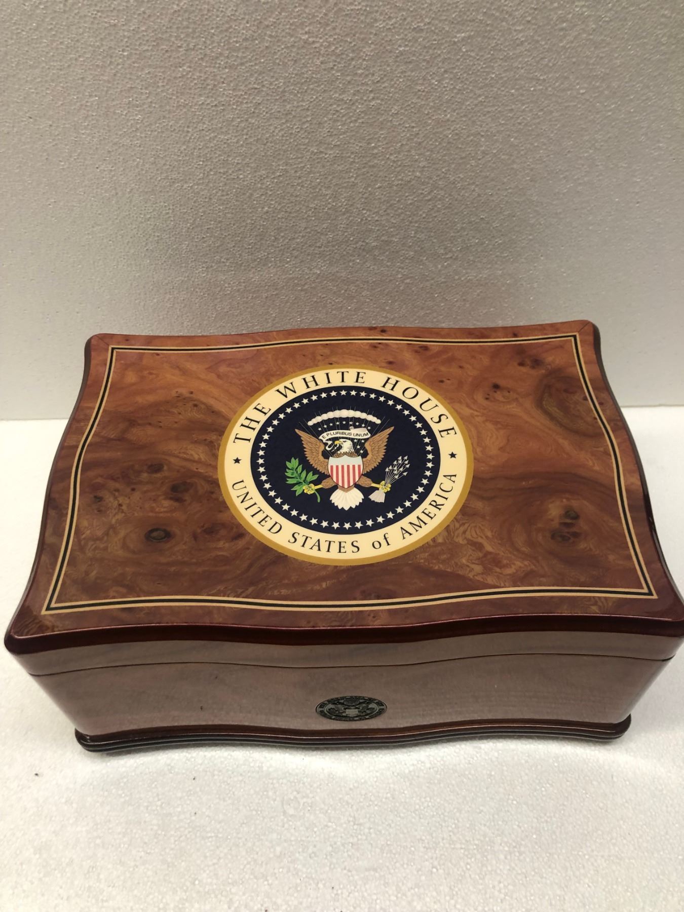 Limited Issue White House Humidor Featuring the Official Seal of the