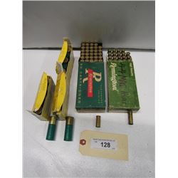 128 - 6 Misc Boxes Of Remington Ammo