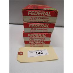 142 - 4 Full Boxes Of Federal 30-06 Springfield 180 Gr