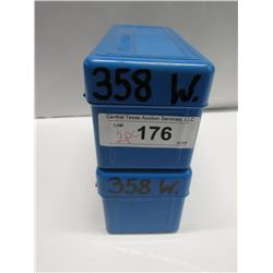 176 - 2 Plastic Cases Of Hornady 358 Win 200 Gr