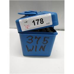 178 - Plastic Case Full Of Sierra 375 Win 200 Gr F P