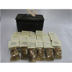 191 - Metal Ammo Box Full Of .223 555p Grain Ammo