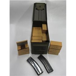 193 - Metal Ammo Box Full Of P M C .30 Carbine Ball