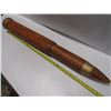 Image 1 : 210 - Large Collectible Wood  Brass Bullet