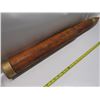 Image 3 : 210 - Large Collectible Wood  Brass Bullet