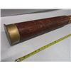 Image 3 : 211 - Large Collectible Wood  Brass Bullet