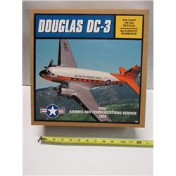 216 - Douglas Dc-3 Die Cast Metal Replica Plane
