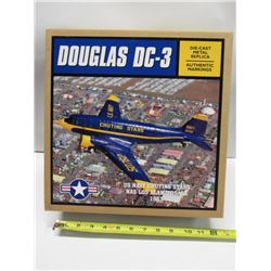 217 - Douglas Dc-3 Die Cast Metal Replica Plane