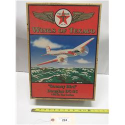 224 - Wings Of Texaco Die Cast Metal Replica Plane