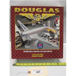 247 - Douglas Dc-3 Authentically Scaled Die Cast Metal