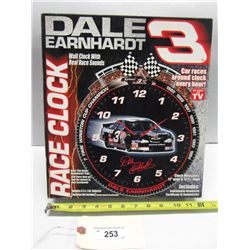 253 - Dale Earnhardt 3 Race Clock In Box