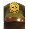 Image 2 : 295 - Original WWII U.S.  Army Officer's Visor Cap