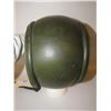 Image 4 : 317 - WWII Leather Tanker Helmet Marked M T