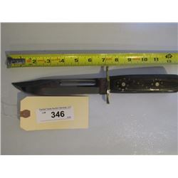 346 - Ka Bar Custom Hunting Knife Marked U S M C