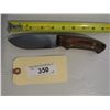Image 1 : 350 - Hunting Knife W/ Inlaid Wooden Handle