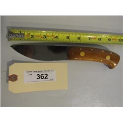 362 - Hunting Knife W/ Wooden Handle